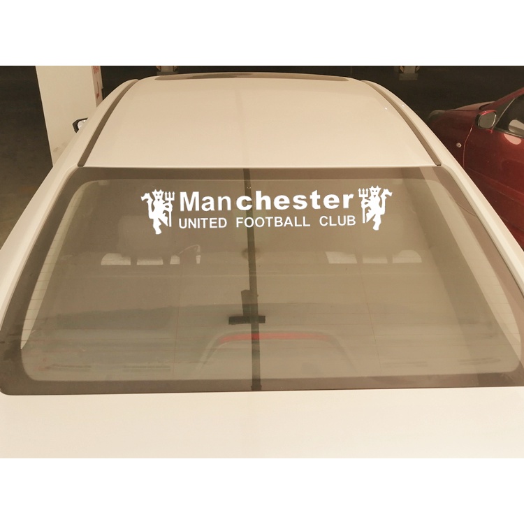 Miếng Dán Trang Trí Xe Hơi Hình Quả Bóng Đá Manchester United
