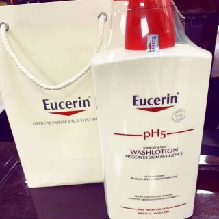 Sữa tắm EUCERIN WASHLOTION cho da nhạy cảm chai 75 ml hoặc 200 ml