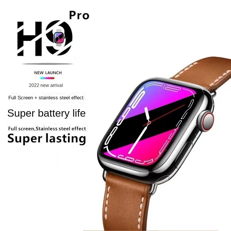 Đồng Hồ Thông Minh 2022 New H9 Pro 1.9inch S7 Kết Nối Bluetooth NFC PK W57 DT7 MAX Và Phụ Kiện