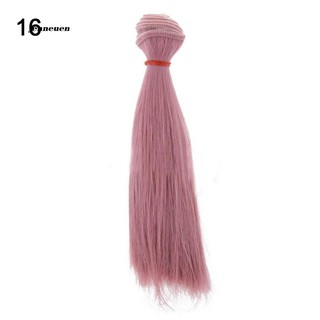 Bộ tóc giả thẳng dài 15cm cho búp bê
