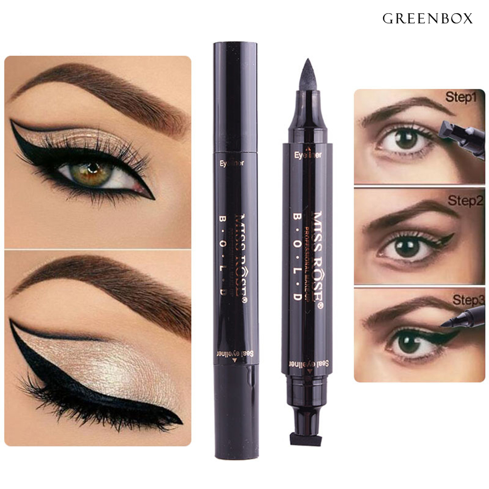 (Hàng Mới Về) Bút Kẻ Mắt Miss Rose Có Đầu Tem In Tiện Dụng | BigBuy360 - bigbuy360.vn