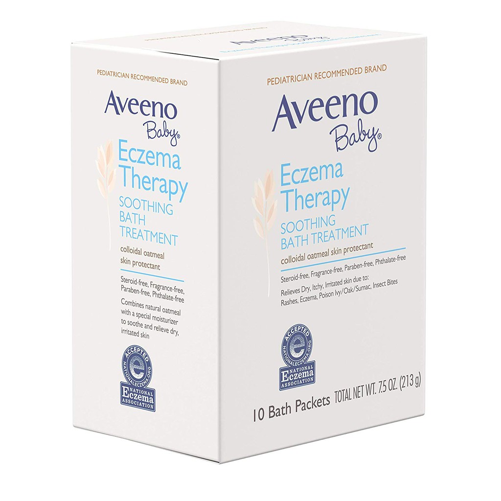 Bột tắm giảm chàm Aveeno Baby Eczema Therapy Bath Treatment