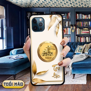Ốp lưng kính 3D 12 con giáp - iphone 12 promax