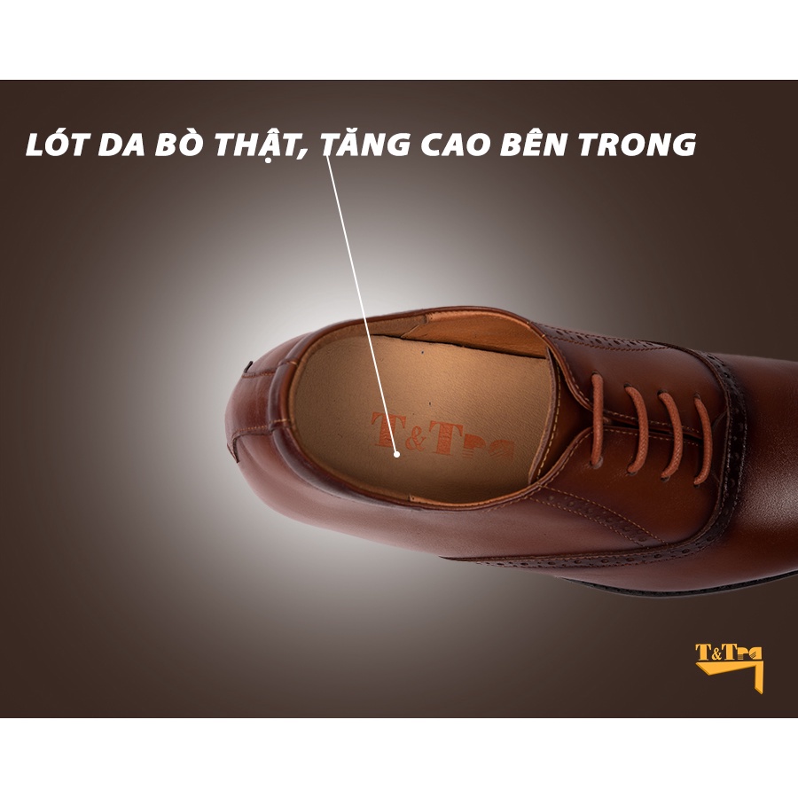 [ 8CM ] Giày Độn Nam T&amp;TRA S1034N