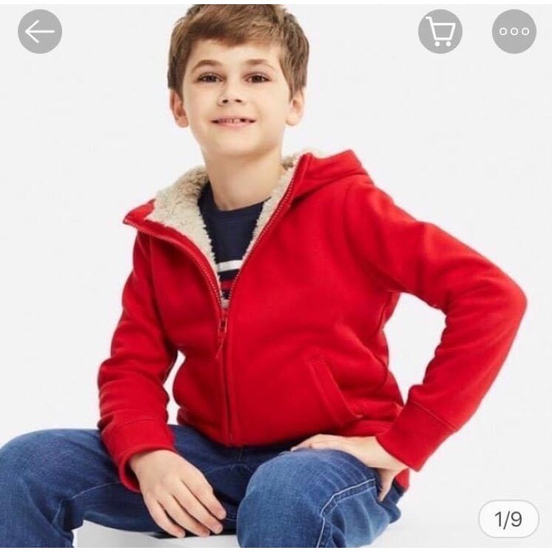 Áo Nỉ lót lông cừa Uni dư XỊN