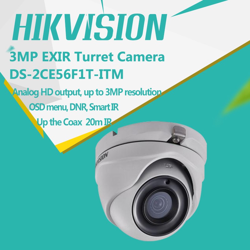 Camera HD Hồng Ngoại Độ Phân Giải 3 Megapixel DS-2CE56F1T-ITM