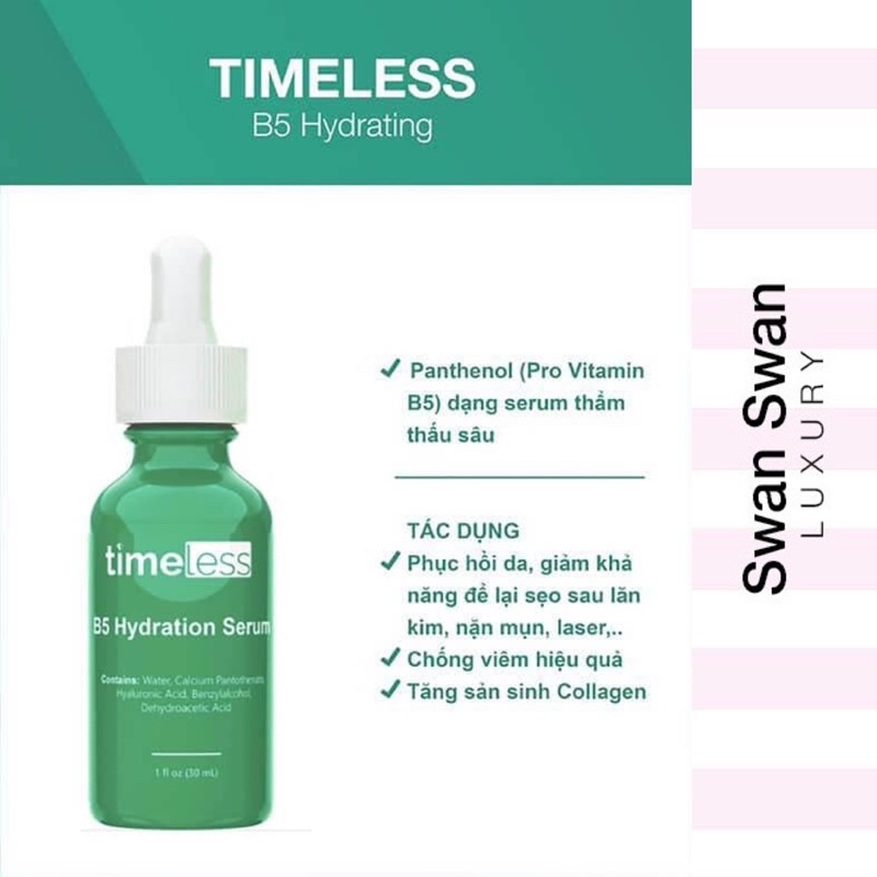 Tinh Chất Serum Dưỡng Da B5 Timeless Phục Hồi 30ml