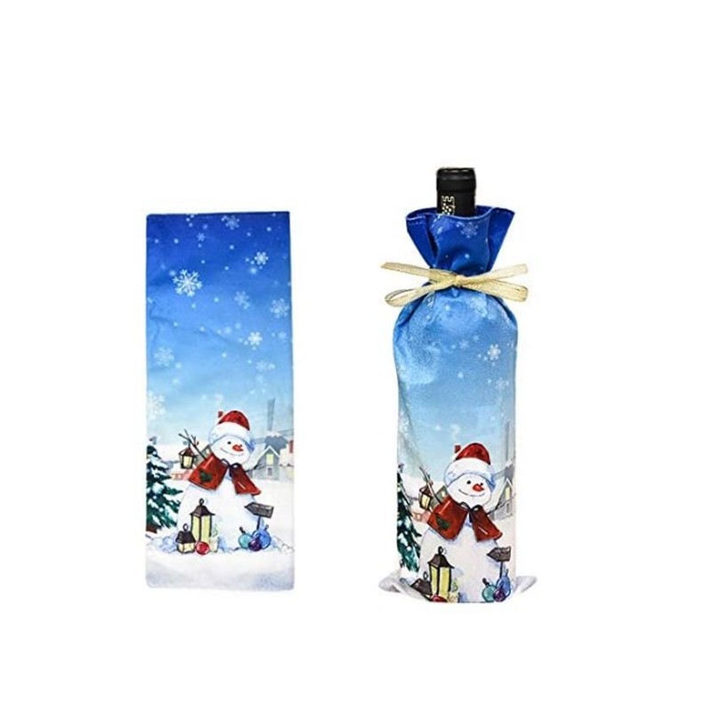 Vỏ Bọc Chai Rượu Phong Cách Giáng Sinh Độc Đáo