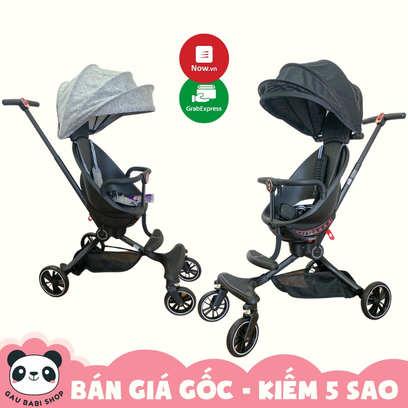 MẪU MỚI NHẤT !!! Xe đẩy 2 chiều gấp gọn Baobaohao V8 hàng chính hãng bảo hành 12 tháng