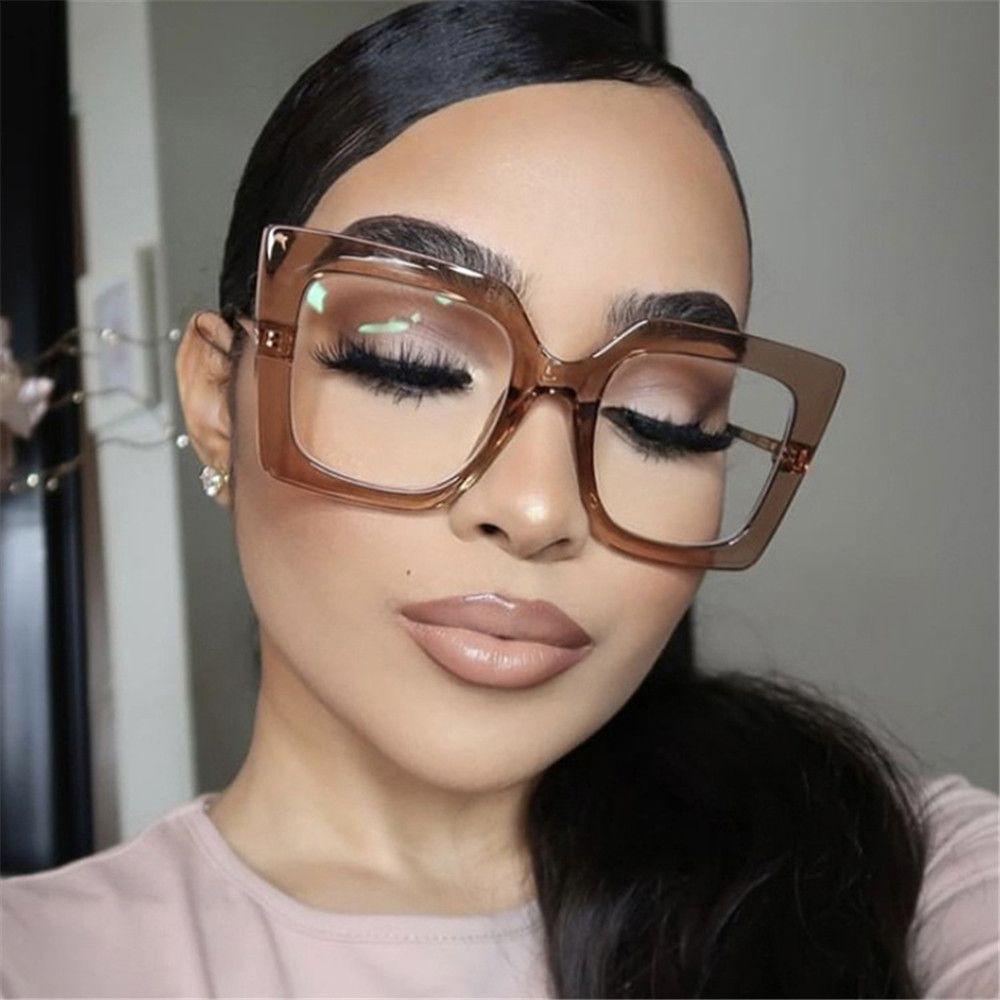 WONDER Kính Mát Gọng Vuông Phong Cách Vintage Thời Trang Cho Nữ