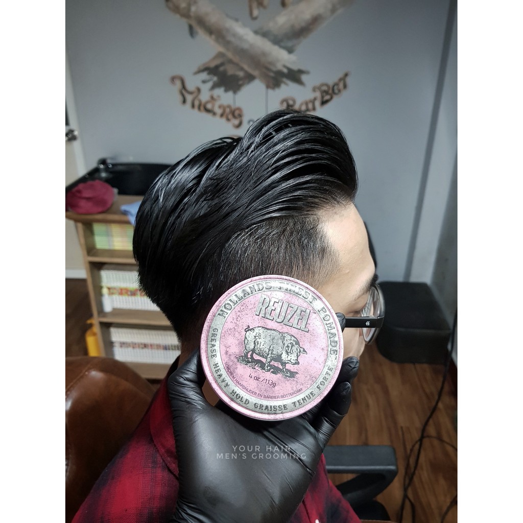 Sáp vuốt tóc Reuzel Pink Pomade - Travel Size 35g