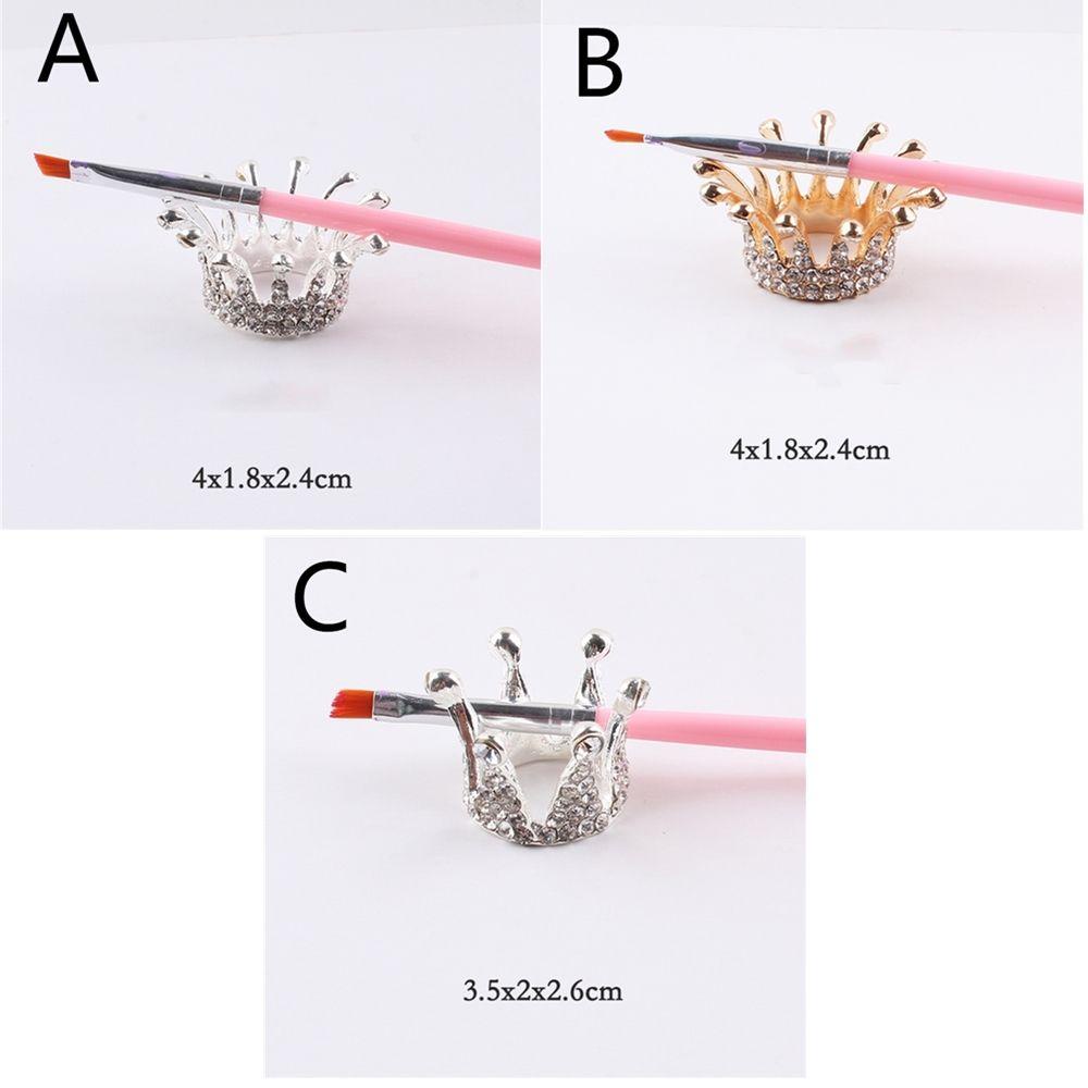 CACTU Người Trưng Bày Cọ móng tay. Giá Đỡ Màu Sơn Móng Hình Vương Miện