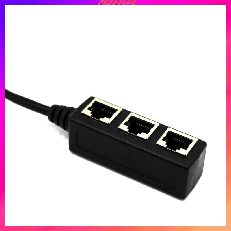 Bộ Chia 1 Cổng Rj45 Sang 3 Cổng Cho Cat 5 / Cat 6 Lan Ethernet Plug