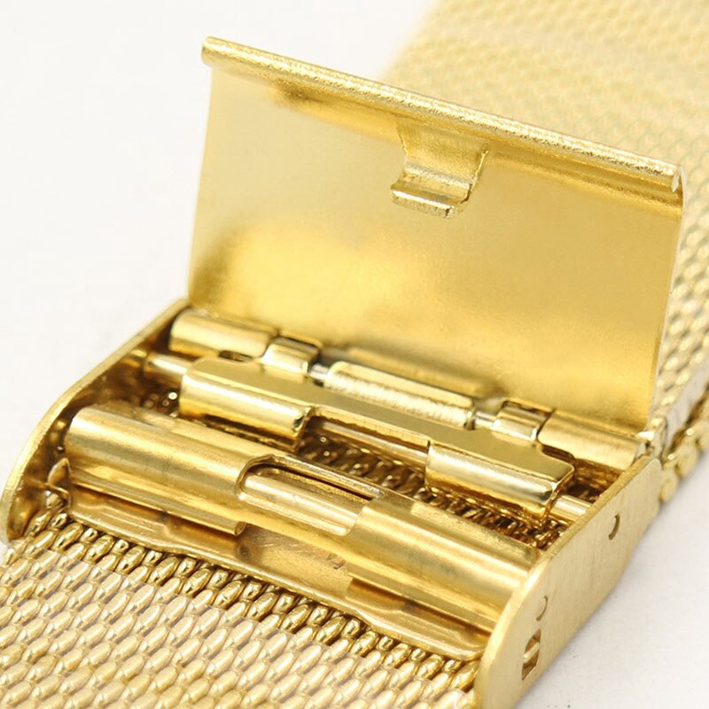Dây Đeo Đồng Hồ Bằng Thép Không Gỉ Dạng Lưới Kích Thước 04Mm 10 12 13 14 15 16mm 17mm 18mm 19mm 20mm 21mm 22mm 23 24mm