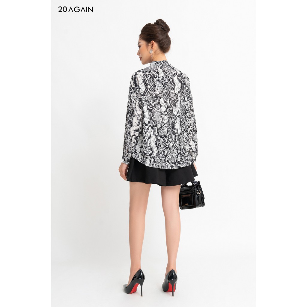 [Mã WABRM50 giảm 15% đơn 99k] Áo sơ mi dài tay cổ đức 20AGAIN ASA1616 | BigBuy360 - bigbuy360.vn
