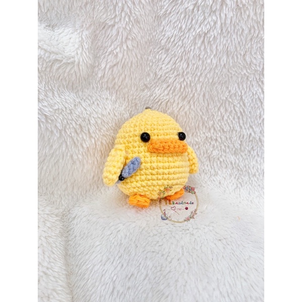 Móc khoá Vịt hung hăng cầm kiếm