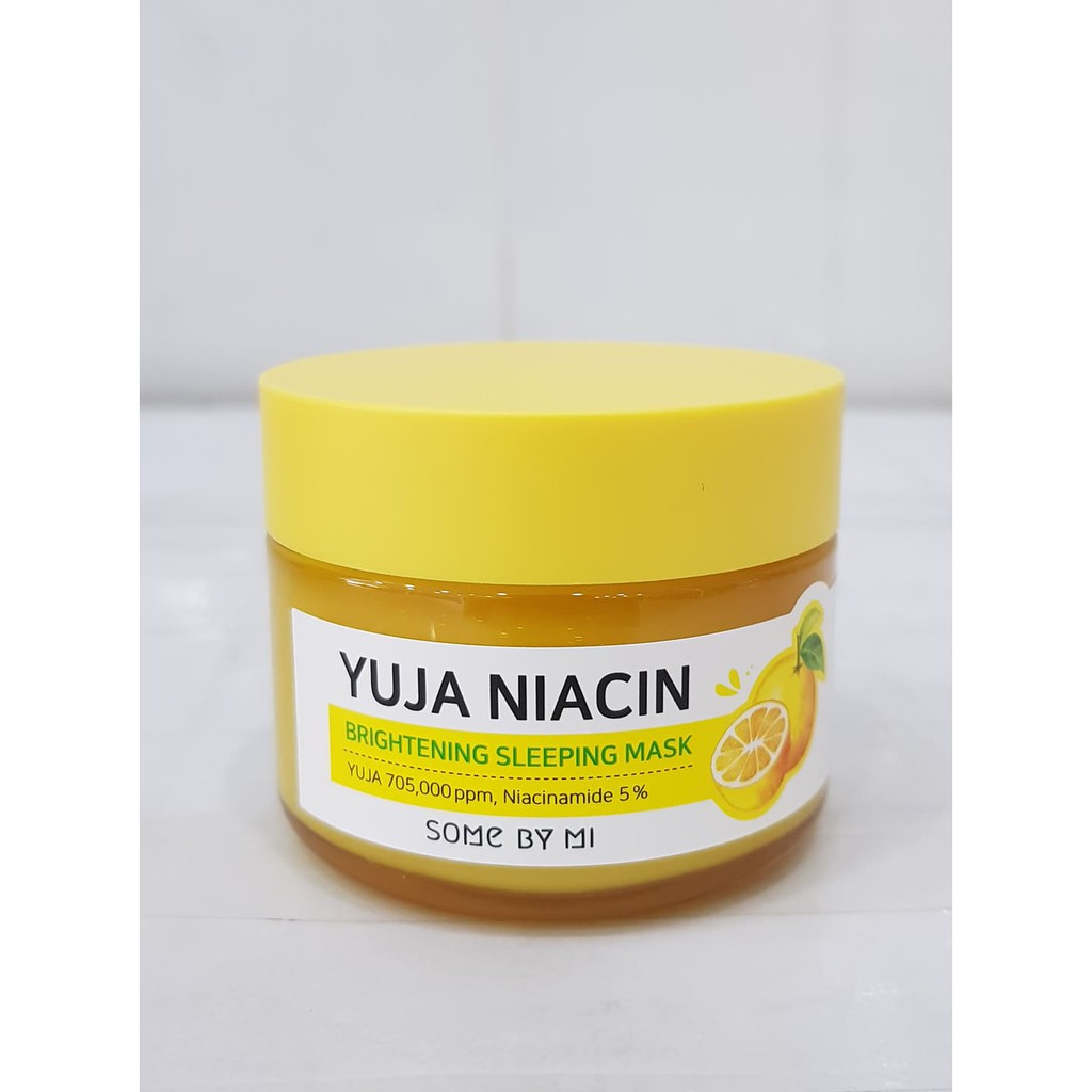 Mặt Nạ Ngủ Dưỡng Trắng Some By Mi Yuja Niacin Brightening Sleeping Mask 60g Hàn Quốc