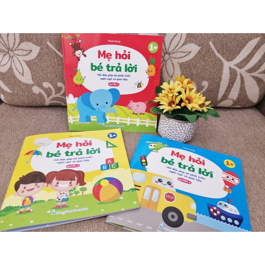 Sách - Mẹ Hỏi Bé Trả Lời: Hỏi Đáp Giúp Bé Phát Triển Ngôn Ngữ Và Giao Tiếp