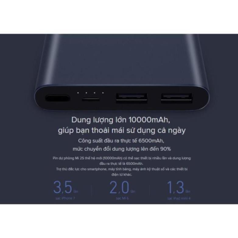 Pin sạc dự phòng Xiaomi 10000 mAh Gen 3 Type-C 18W - Bản Quốc Tế -Pk.vn