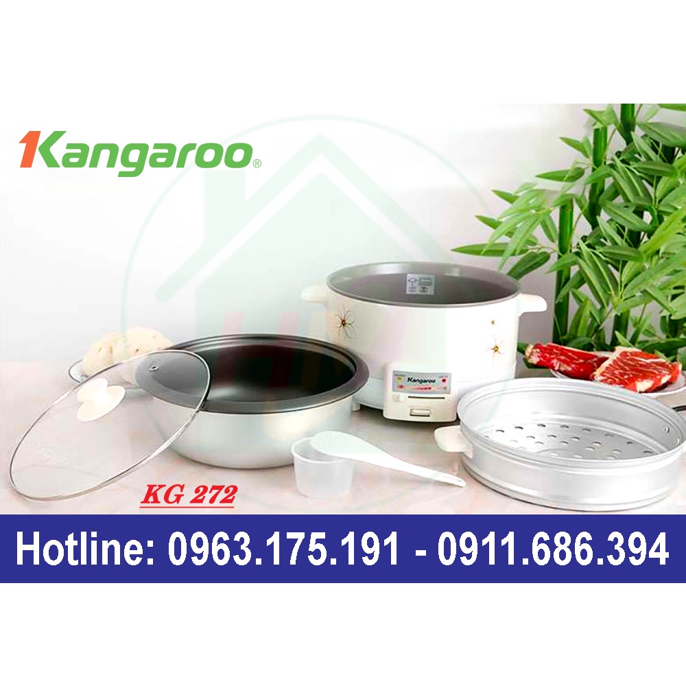 Nồi Lẩu Điện Kangaroo 4.5L KG272 Chính Hãng