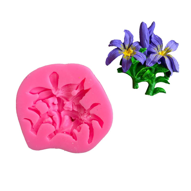 Khuôn Silicone Làm Bánh Hình Hoa Xinh Xắn