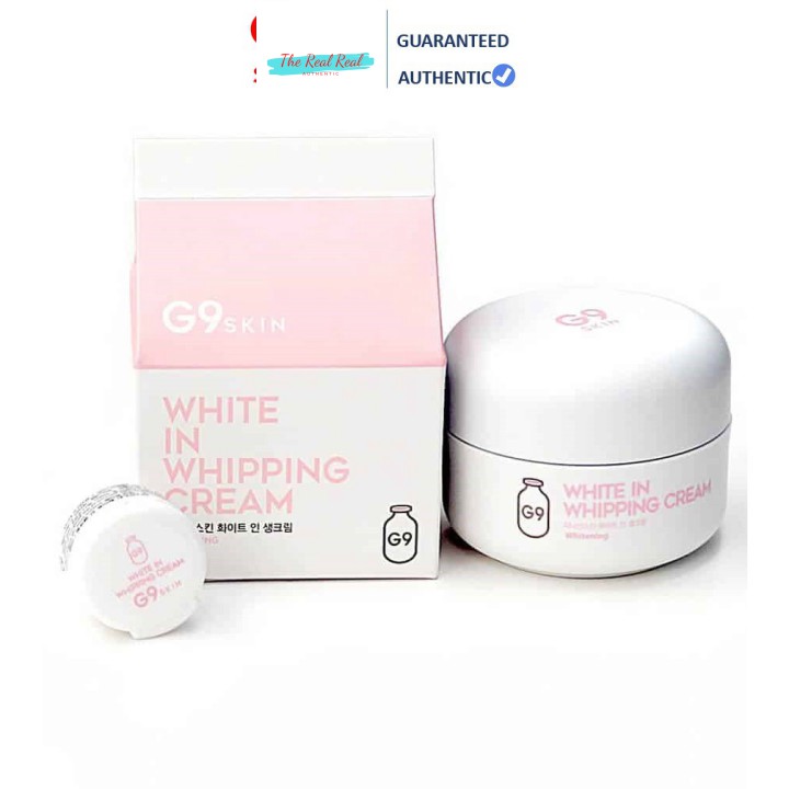 [Mã giảm giá mỹ phẩm chính hãng] Kem Dưỡng Da Trắng Hồng G9 Skin White In Milk Whipping Cream 50g, Moisture Cream 100g