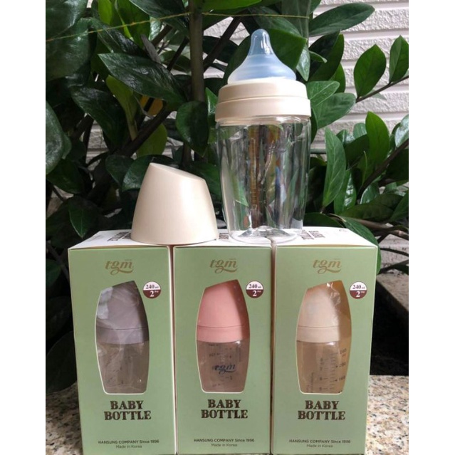 BÌNH SỮA TGM HẠT GẠO HÀN QUỐC SIZE 160ML