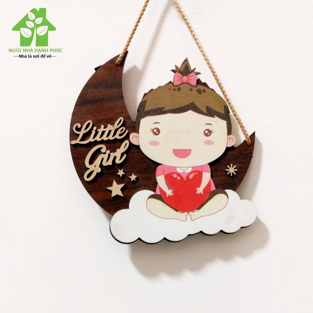 Bảng gỗ decor trang trí treo cửa phòng cho bé TỔNG HỢP NHIỀU MẪU