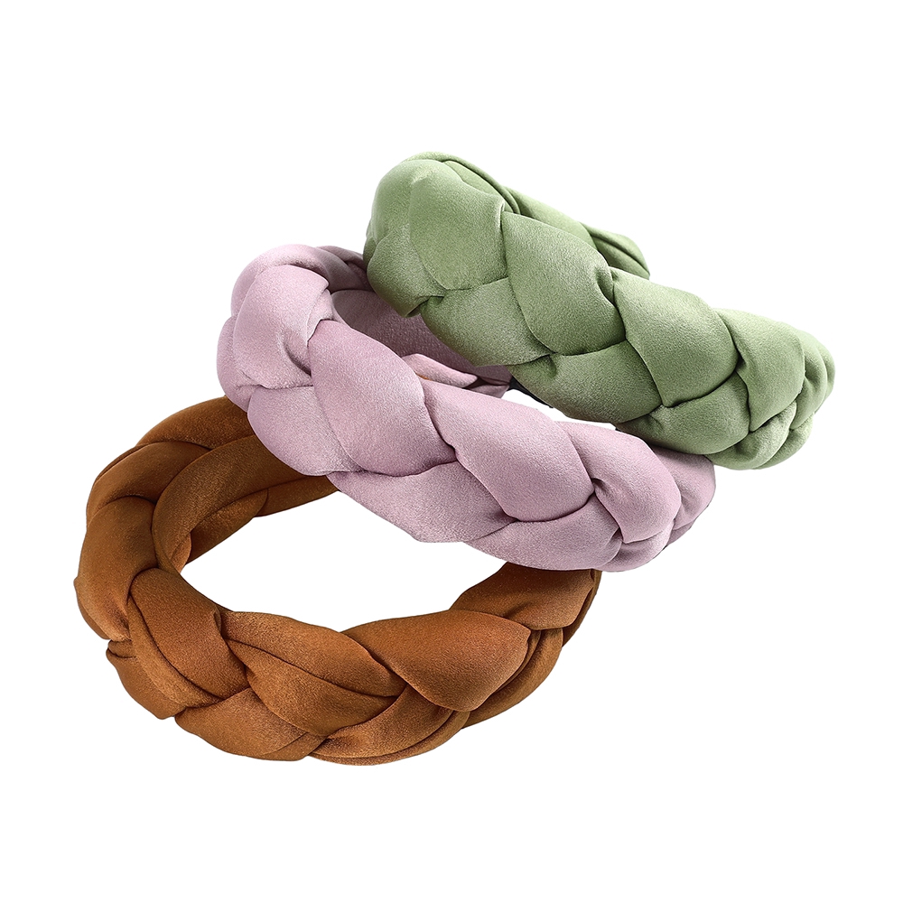 Băng đô cài tóc dạng bện xinh xắn thời trang cho nữ