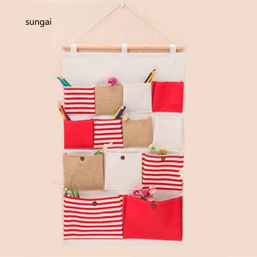 Túi Treo Tường Đựng Vật Dụng 13 Ngăn Tiện Lợi | BigBuy360 - bigbuy360.vn