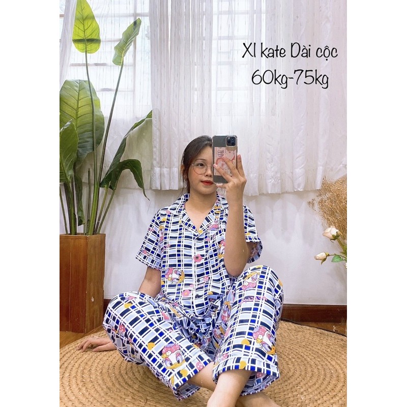 [Bigsize trên 65kg] Đồ bộ mặc nhà Pijama bigsize Kate Thái