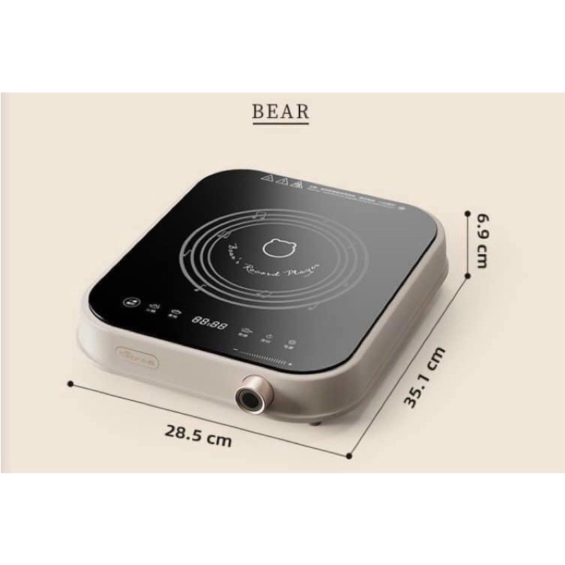 Bếp từ Bear vuông cs2000w DCL-A22Q5