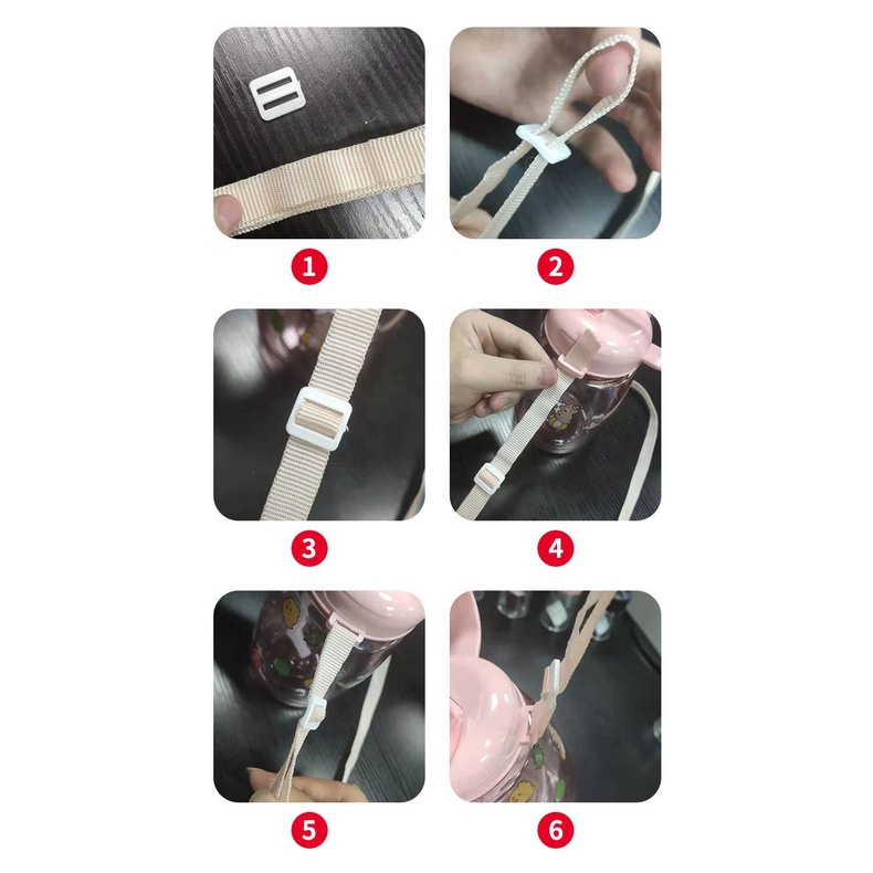 [Hàng sẵn] Bình nước thể thao đeo chéo Heisou Chính hãng Nội địa Trung chất lượng