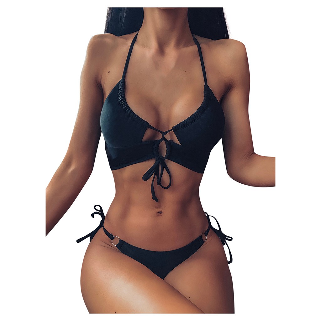 Bikini Cổ Chữ V Thiết Kế Xẻ Quyến Rũ | BigBuy360 - bigbuy360.vn