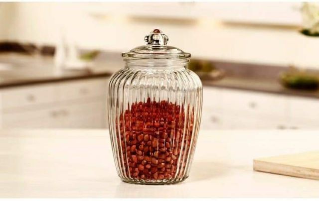 Hũ gia vị thủy tinh quả bí