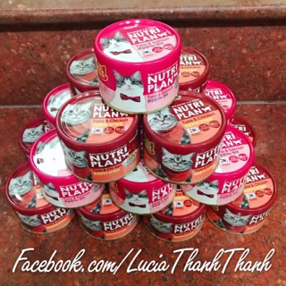  Thức ăn cho mèo pate lon Hàn Quốc - Nutri Plan 160gram