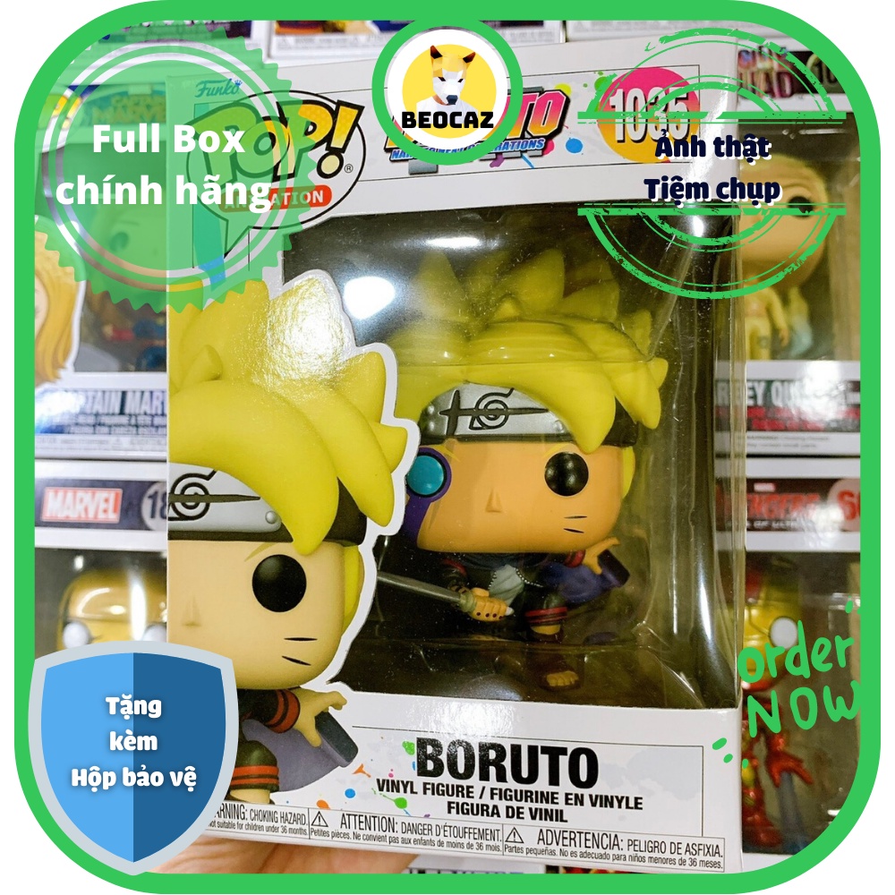 Funko Pop Naruto Boruto Chính Hãng Đồ chơi Beocaz Mô hình Anime đồ chơi trang trí có sẵn giá rẻ