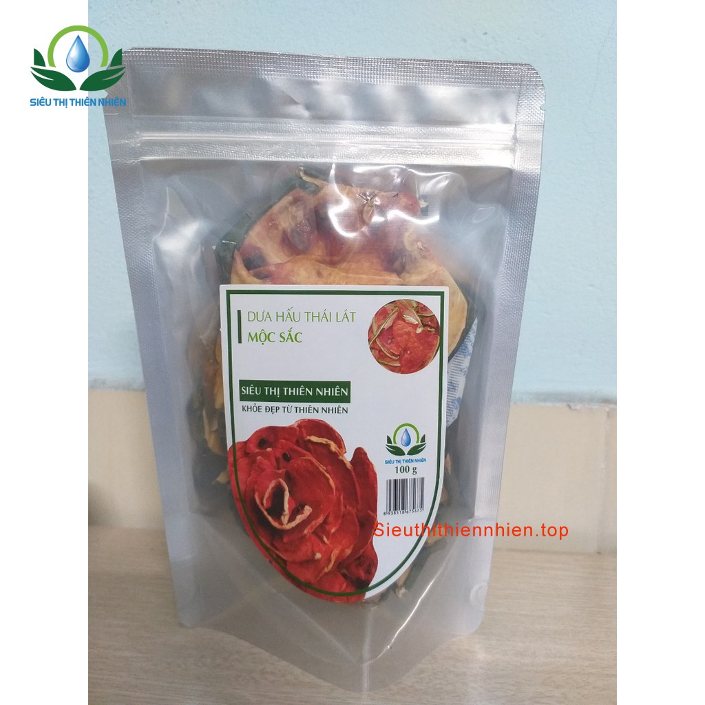 Dưa hấu sấy khô đóng túi zip thương hiệu Mộc Sắc