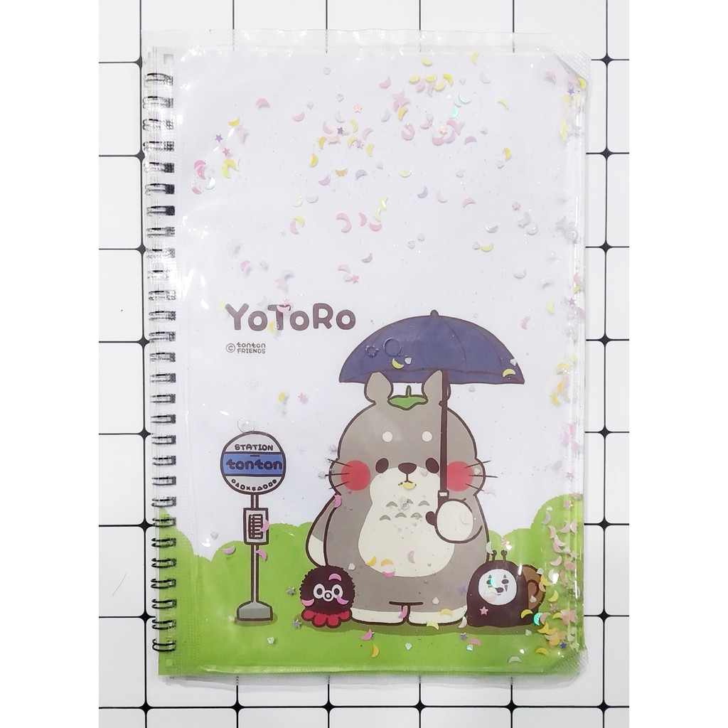 Sổ lò xo kim tuyến tonton friends SLK12 60 trang 17x25cm