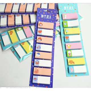 Set note đánh dấu trang bt21 mẫu 5