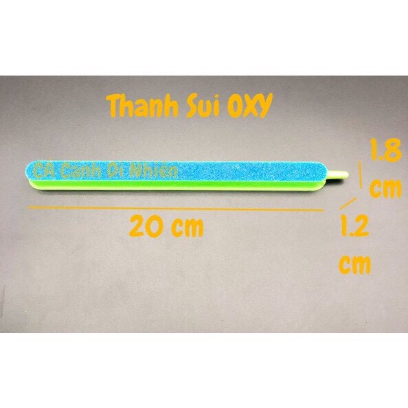 Thanh sủi Oxy 20cm- 100cm chuyên dùng cho bể cá tặng 1 m dây sủi chống gập gãy