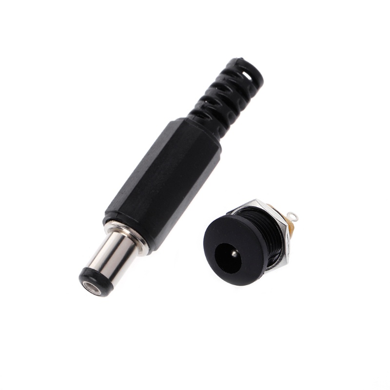 Set 5 Đầu Nối Nguồn Dc 5.5mm X 2.1mm + 5 Ốc Vít