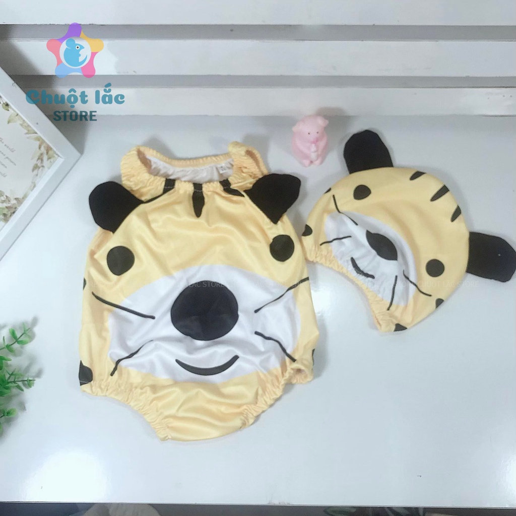 Đồ Bơi Cho Bé Sơ Sinh Kèm Mũ Chuột Lắc Store Kiểu Body Hình Thú Bé Trai Bé Gái Từ 0 Đến 3 Tuổi 2kg Đến 16kg