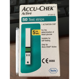 Que thử đường huyết AccuCheck Active 25/50 que