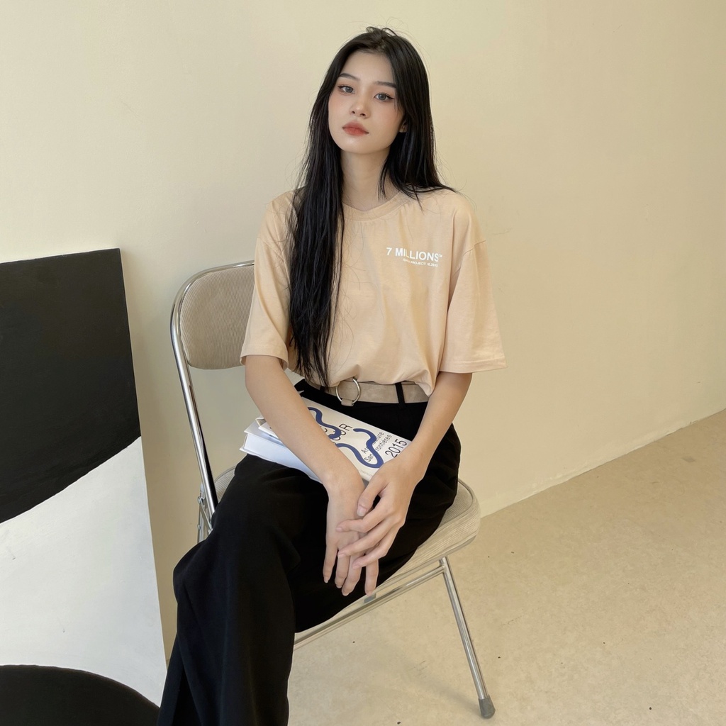 Áo thun 7millions Basic Daily 5 màu / Unisex / Vải cotton 4 chiều / Oversize | BigBuy360 - bigbuy360.vn