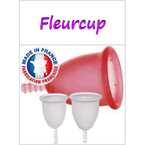 Cốc nguyệt san FleurCup CHÍNH HÃNG  CỦA PHÁP (Tặng cốc tiệt trùng+ túi bảo quản)