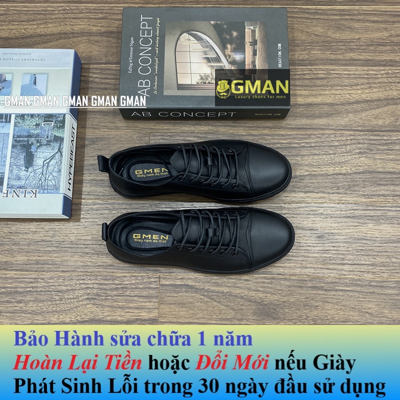 Giày buộc dây giày da nam cao cấp chất liệu da thật đế cao su khâu chỉ bảo hành 12 tháng TK0118