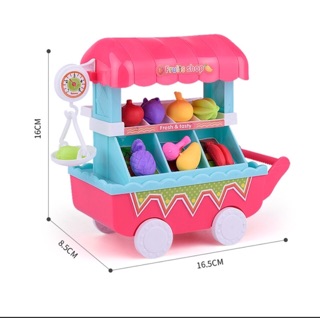 Bộ xe đẩy siêu thị có đèn nhạc