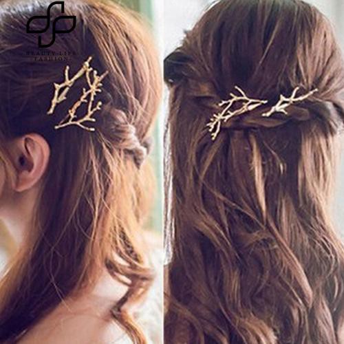 Kẹp tóc hình nhánh cây thời trang