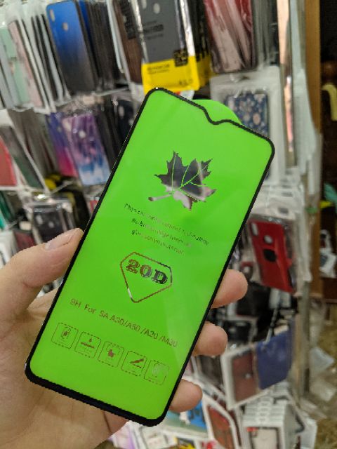 Cường lực 20D viền mỏng Samsung Galaxy A70 FREESHIP Từ 50k full màn full keo ôm màn 2.5D trơn mượt cao cấp